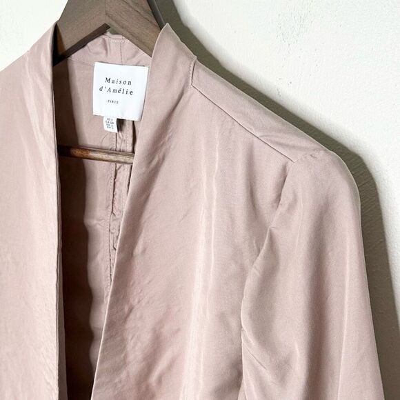 Maison d’Amelie open front blazer in Light Pink - Women’s US S - Picture 4 of 6